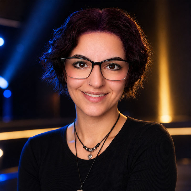 Alyssa ist Moderatorin bei TeamArena in Fulda