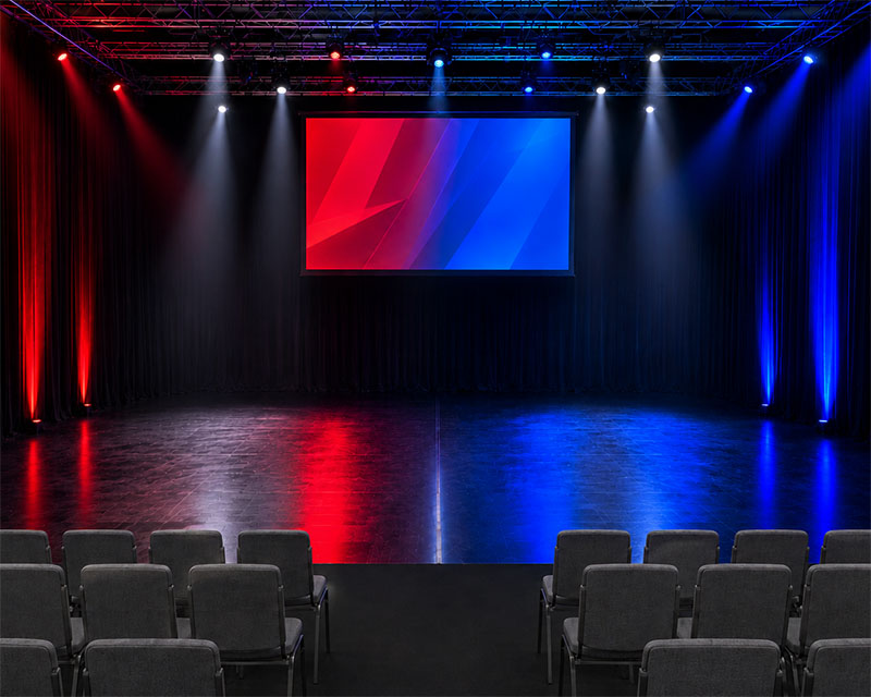 Showbühne der TeamArena in Fulda